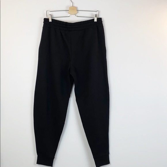 Women's Jogger Sweatpants Black Elastic Waistband - Picture 6 of 9